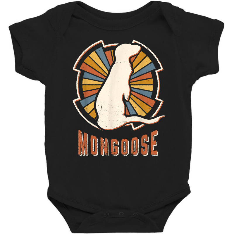 Mongoose Vintage Classic Retro Animal Love T Shirt Baby Bodysuit by alicakarste3vs | Artistshot