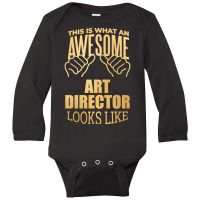 Art Director Long Sleeve Baby Bodysuit | Artistshot