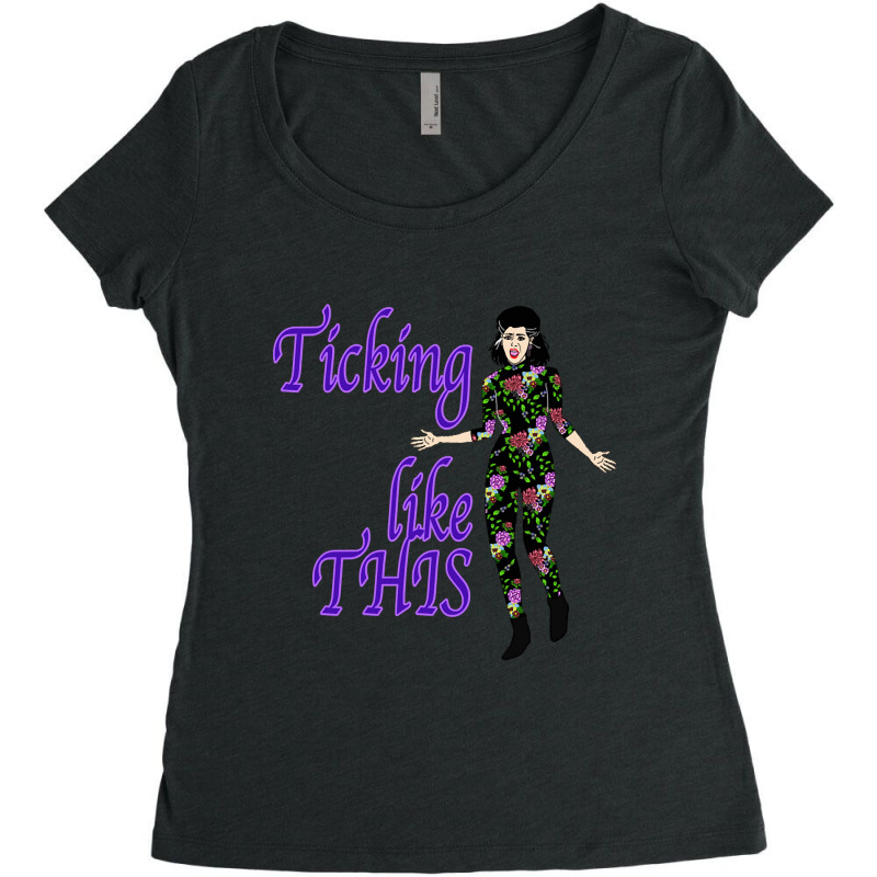 Ticking Like This Women's Triblend Scoop T-shirt by Brink Beaulah | Artistshot