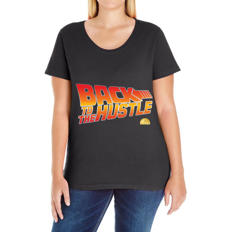 Hustle University - Back To The Hustle Ladies Curvy T-Shirt by yumgaugeteuda | Artistshot