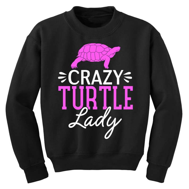 Crazy Turtle Lady Youth Sweatshirt | Artistshot