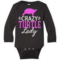 Crazy Turtle Lady Long Sleeve Baby Bodysuit | Artistshot