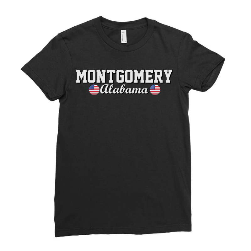 Montgomery Alabama Ladies Fitted T-Shirt by AbeaJuanje | Artistshot