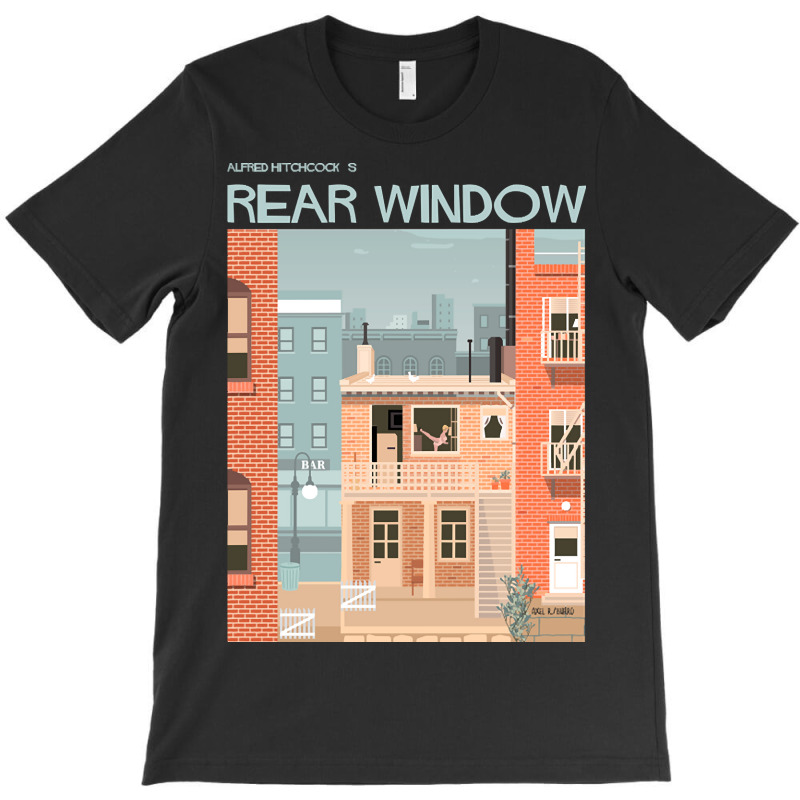 Alfred Hitchcock's Rear Window Illustration T-Shirt by Pannell Quintero | Artistshot