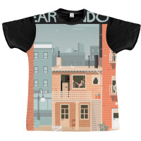 Alfred Hitchcock's Rear Window Illustration Graphic T-shirt | Artistshot