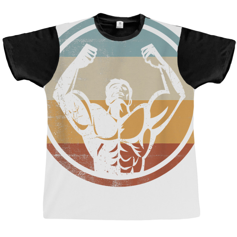 Retro Vintage Body Builder Design Gym Body Building T Shirt Graphic T-shirt | Artistshot