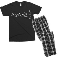 Quantum Mechanics Uncertainty Principle Physics Men's T-shirt Pajama Set | Artistshot