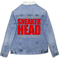 Sneakerhead Elephant Skin Stripe Unisex Sherpa-lined Denim Jacket | Artistshot