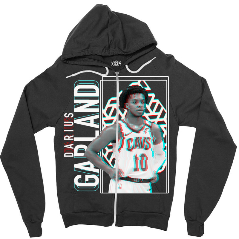 Darius Garland 10 Zipper Hoodie by JudyRowena | Artistshot