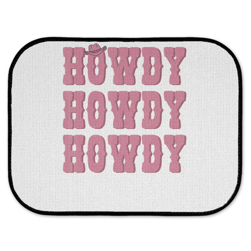 Howdy Rodeo Western Country Southern Rear Car Mat | Artistshot