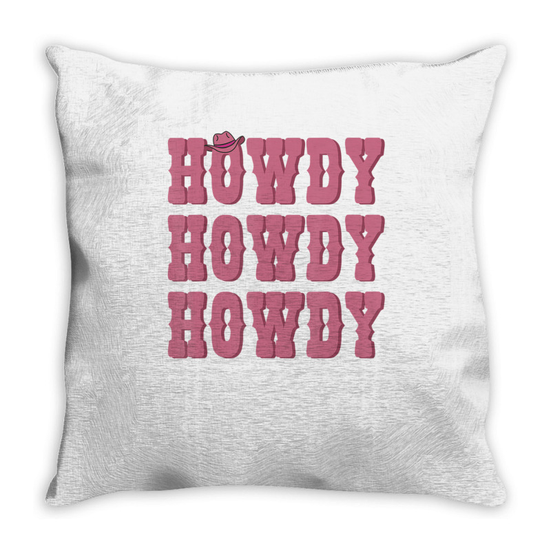 Howdy Rodeo Western Country Southern Throw Pillow | Artistshot