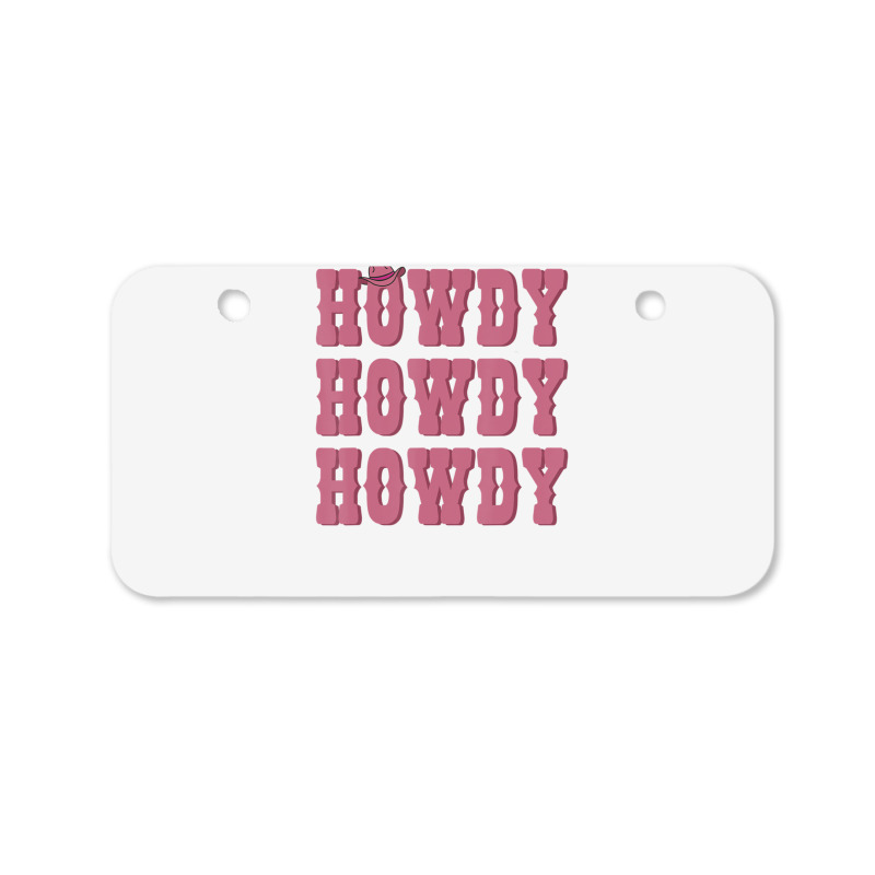 Howdy Rodeo Western Country Southern Bicycle License Plate | Artistshot