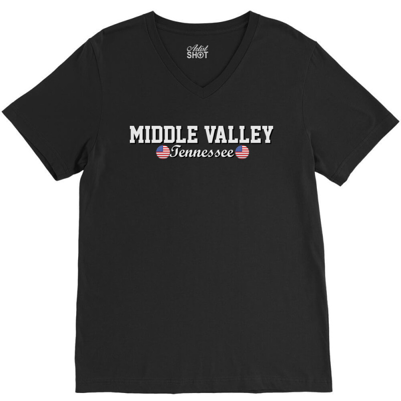 Middle Valley Tennessee V-Neck Tee by SparkleTzeremes | Artistshot