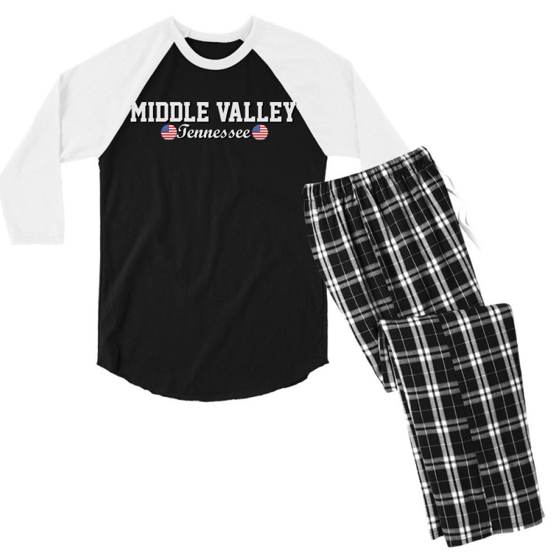 Middle Valley Tennessee Men's 3/4 Sleeve Pajama Set by SparkleTzeremes | Artistshot