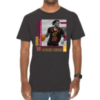 Darius Garland Basketball Edit Poster Cavs Vintage T-shirt | Artistshot