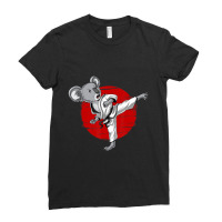 Koala Bear Karate Ninja Jiujitsu Taekwondo Ladies Fitted T-shirt | Artistshot