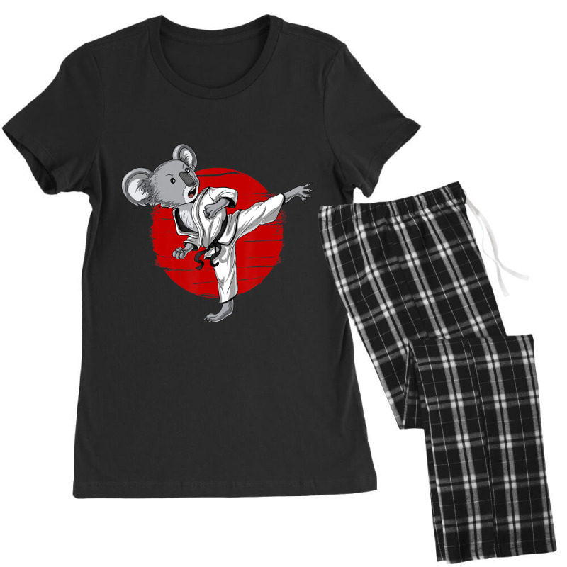 Koala Bear Karate Ninja Jiujitsu Taekwondo Women's Pajamas Set by femalesbaubles | Artistshot