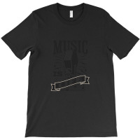 Music Is Live T-shirt | Artistshot