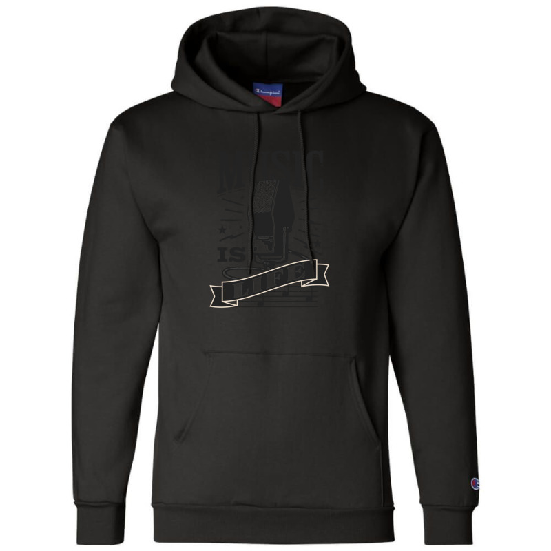 Music Is Live Champion Hoodie | Artistshot