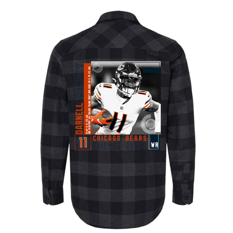 Custom Darnell Mooney Football Edit Tapestries Bears Flannel Shirt By  Judyrowena - Artistshot