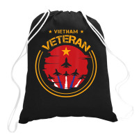 Mens Vietnam Veteran War Vet Soldier American Drawstring Bags | Artistshot