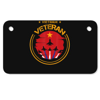 Mens Vietnam Veteran War Vet Soldier American Motorcycle License Plate | Artistshot