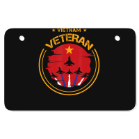 Mens Vietnam Veteran War Vet Soldier American Atv License Plate | Artistshot