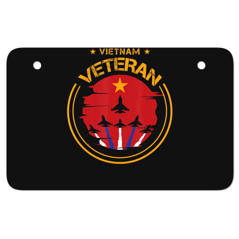 Mens Vietnam Veteran War Vet Soldier American Atv License Plate | Artistshot