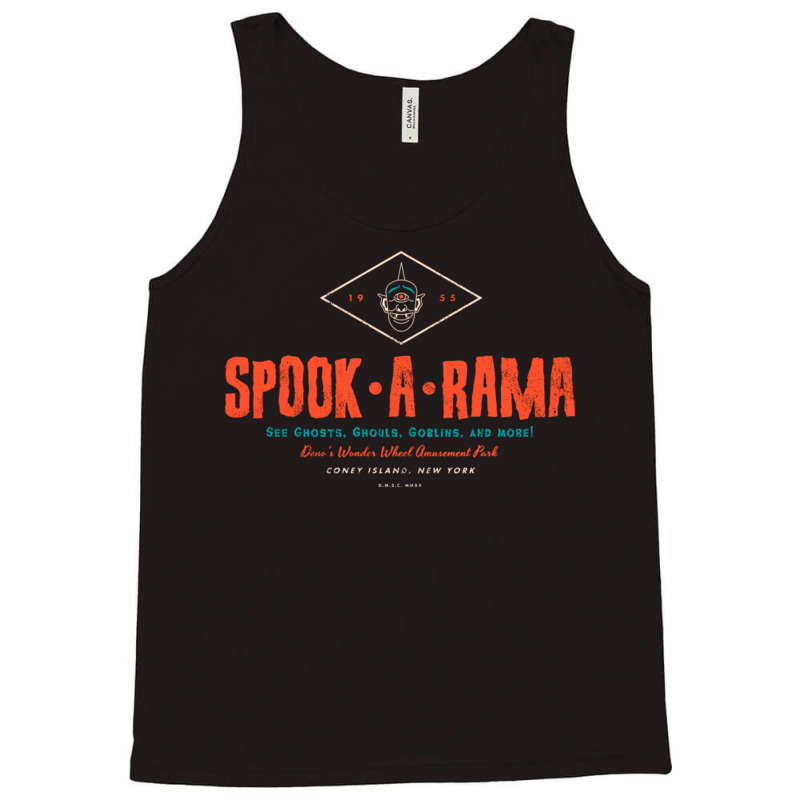 Spook A Rama Coney Island New York Tank Top by CaridadAlstott | Artistshot