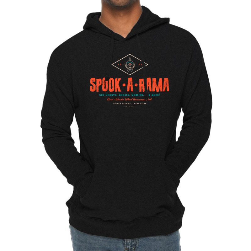 Spook A Rama Coney Island New York Lightweight Hoodie by CaridadAlstott | Artistshot