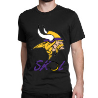 Skol Nordic Vikings Warrior Helmet Horn Classic T-shirt | Artistshot