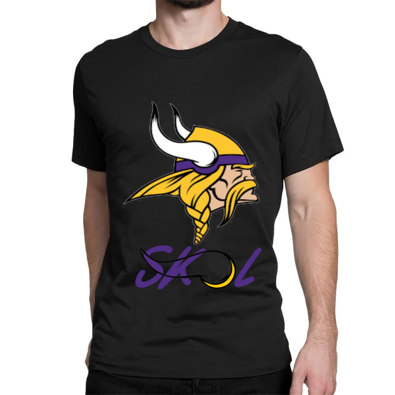 Skol Nordic Vikings Warrior Helmet Horn Classic T-shirt | Artistshot