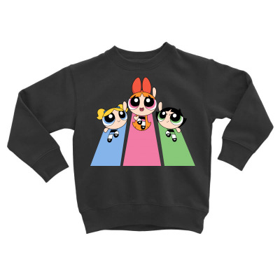 Powerpuff Girls Toddler Sweatshirt Designed By Gursheen
