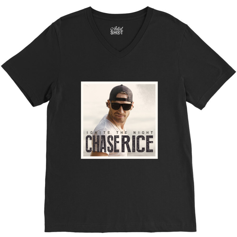 Chase Rice Ignite The Night V-Neck Tee by AllenSCrowley | Artistshot