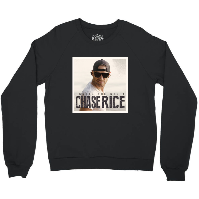 Chase Rice Ignite The Night Crewneck Sweatshirt by AllenSCrowley | Artistshot