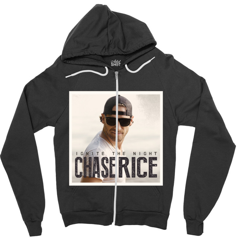 Chase Rice Ignite The Night Zipper Hoodie by AllenSCrowley | Artistshot