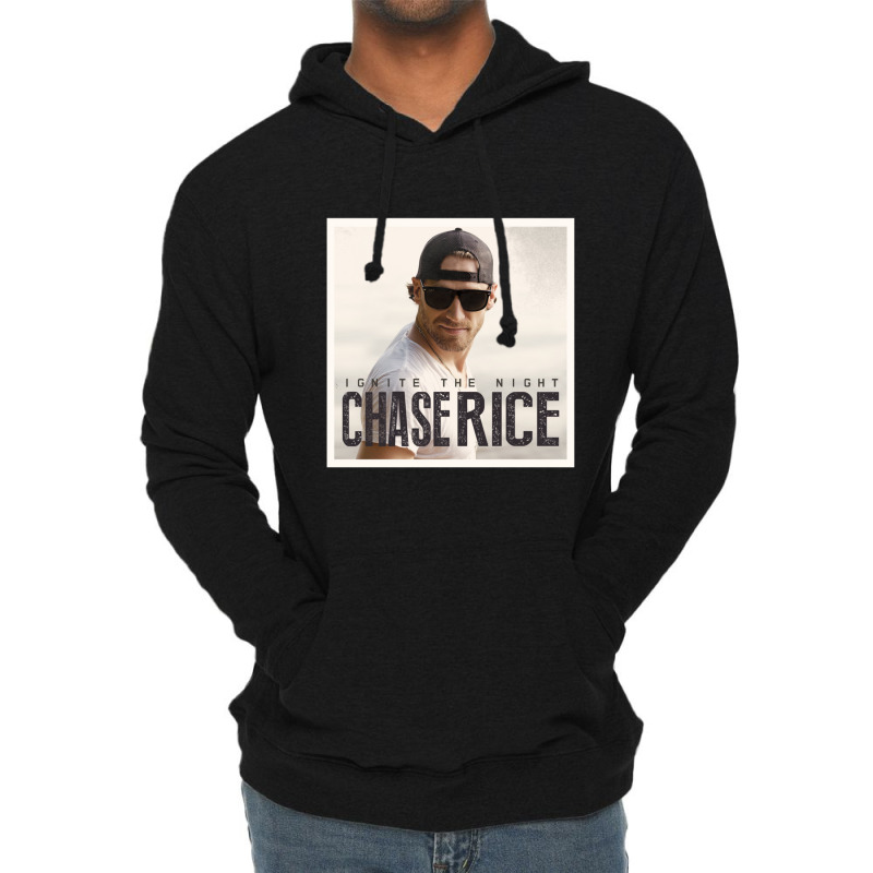 Chase Rice Ignite The Night Lightweight Hoodie by AllenSCrowley | Artistshot