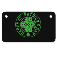 St Patricks Day T  Shirt Happy St Patricks Day Motorcycle License Plate | Artistshot