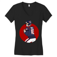 Mills The Quarterback Women's V-neck T-shirt | Artistshot