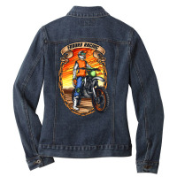 Moto Ladies Denim Jacket | Artistshot