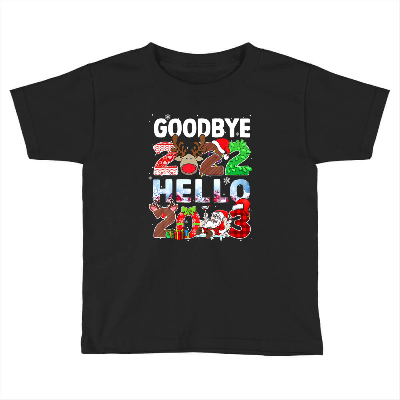 Goodbye 2022 Hello 2023 Cute Christmas Tee Toddler T-shirt | Artistshot