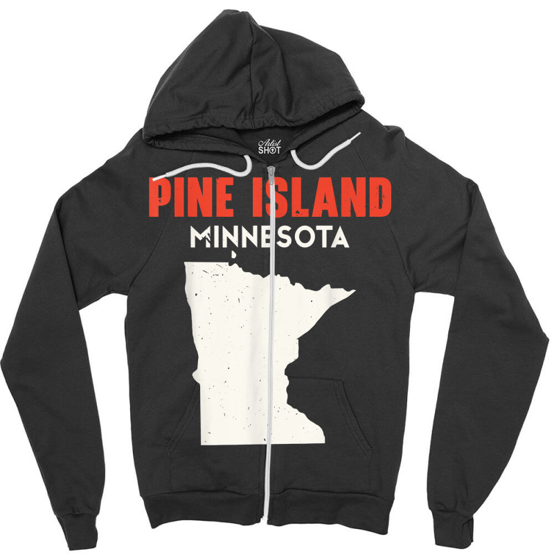 Pine Island Minnesota Usa State America Travel Minnesotan T Shirt Zipper Hoodie by meritzjla | Artistshot