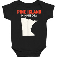 Pine Island Minnesota Usa State America Travel Minnesotan T Shirt Baby Bodysuit | Artistshot