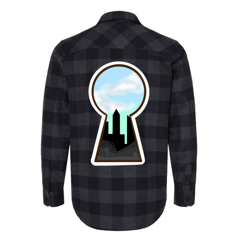 Keyhole Silhouette Flannel Shirt by lykhongduong9enev3 | Artistshot