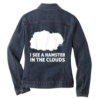 Mens Hamster Apparel Funny Hamsters Lover Design Ladies Denim Jacket | Artistshot