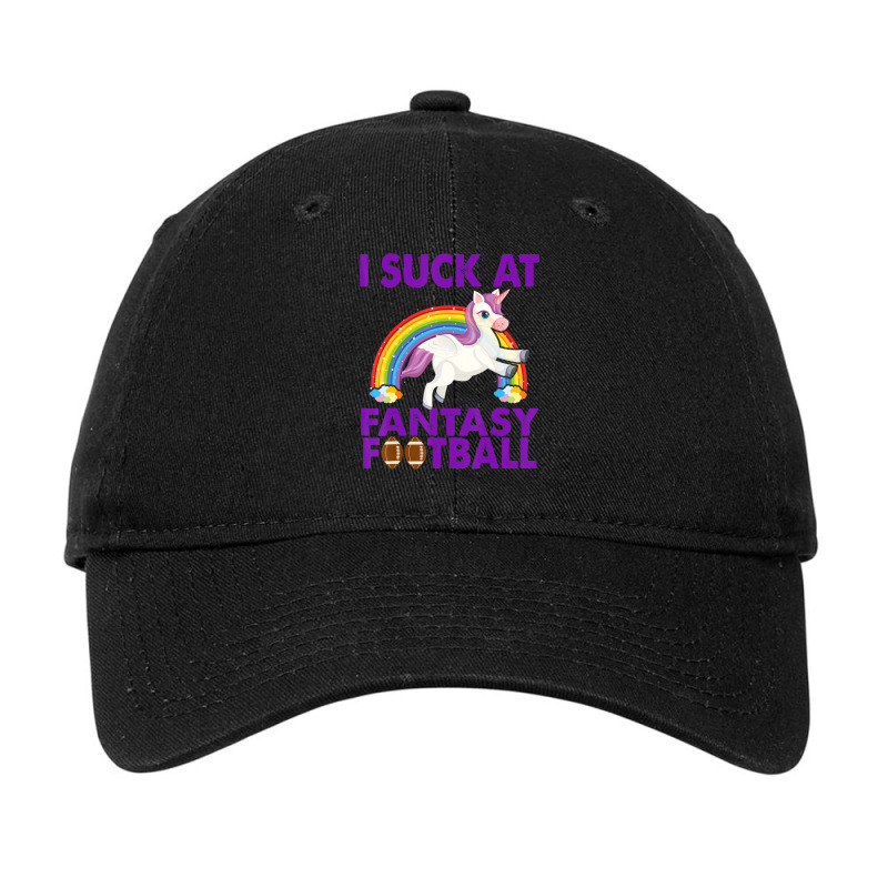 I Suck At Fantasy Football Unicorn Fantasy Football Champion Adjustable Cap by Min06 | Artistshot