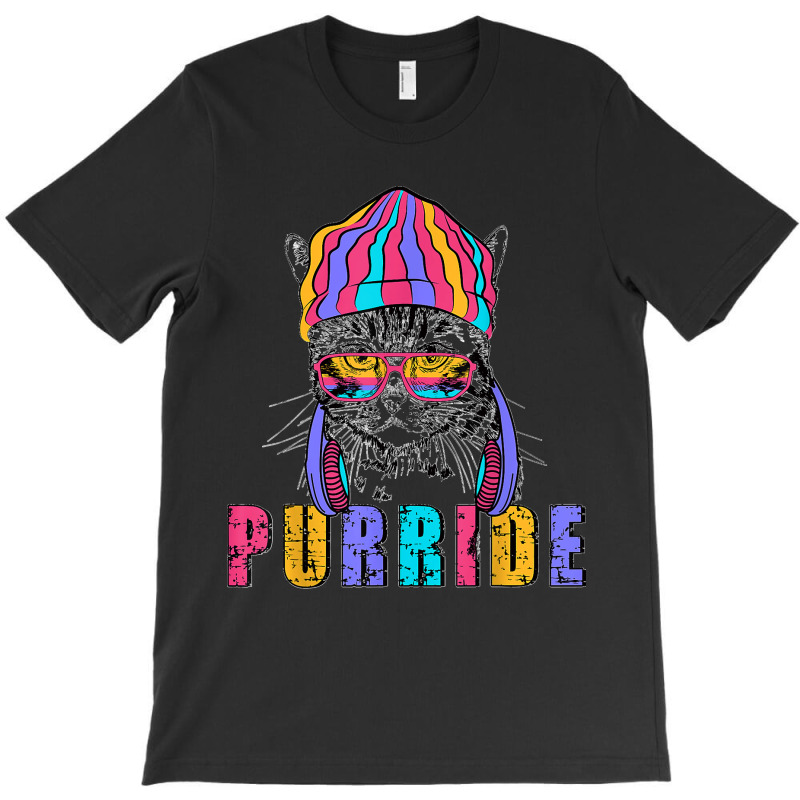 Purride Cat Wearing Pride Glasses Is Feline The Purride T-shirt | Artistshot