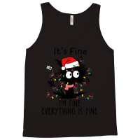 Funny Christmas Cat-mwn8q Tank Top | Artistshot