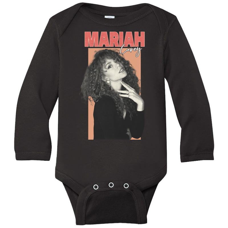 Mariah Carey Long Sleeve Baby Bodysuit by bummercaught | Artistshot