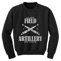 Us Army Field Artillery (distressed) Youth Sweatshirt | Artistshot